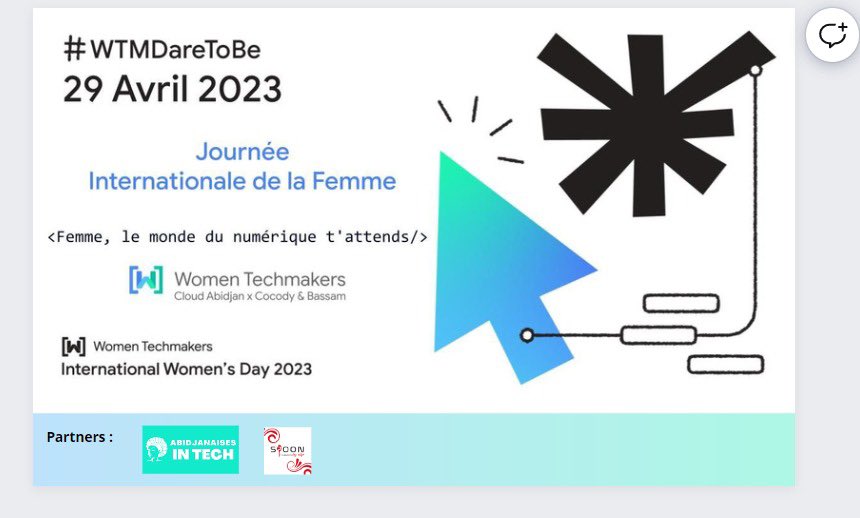 wtmcloudabj's tweet photo. Nous sommes le jour j on se retrouve tout à l’heure à 13h à SPOON BY ALYÊ juste à côté de l’ambassade de France. Commence ton week end avec une soirée d’apprentissage, de réseautage avec des speakers qui parleront de  thèmes différents. Lien d’inscription https://t.co/Si2MKTf41R https://t.co/JvUPKa1LBA