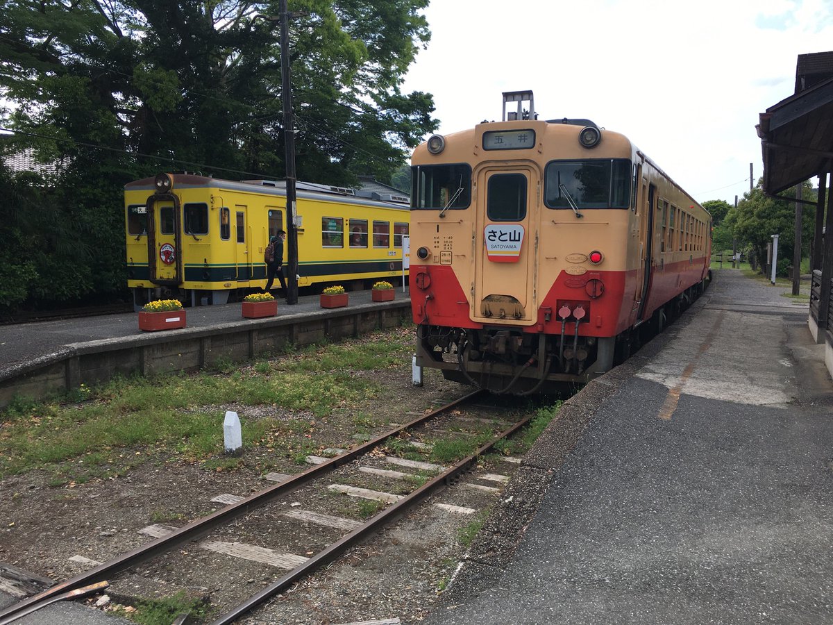 PJSRail's tweet photo. Delighted to see the Isumi Railway operating yesterday.
Blending beautifully with the countryside. #VisitJapanweb #Bosopeninsula @RailwayMagazine @JapanRwySociety #japanrailjournal https://t.co/xpXvRvO8lS