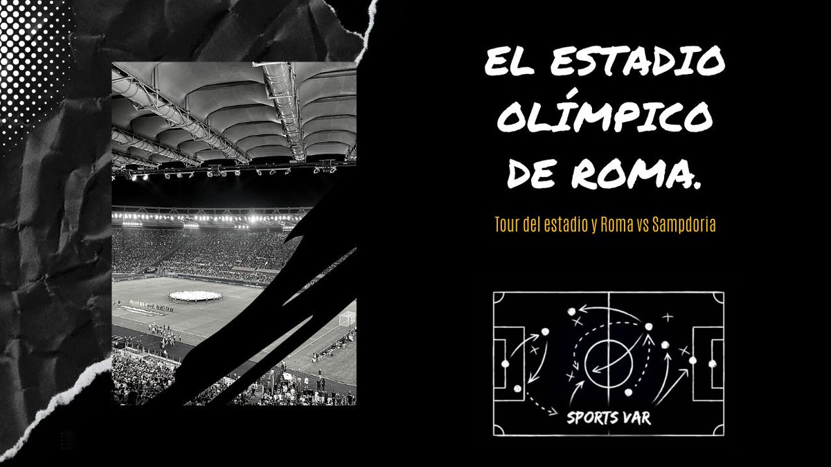 En el menú de #SportsVAR hoy: 

 - Comenzamos una nueva sección en el canal, en donde os enseñamos el Estadio Olímpico de Roma.

Esperamos que os guste

youtu.be/S10pMqi9NJo

¡Pásate a saludar!
#AsRoma #StadioOlimpico