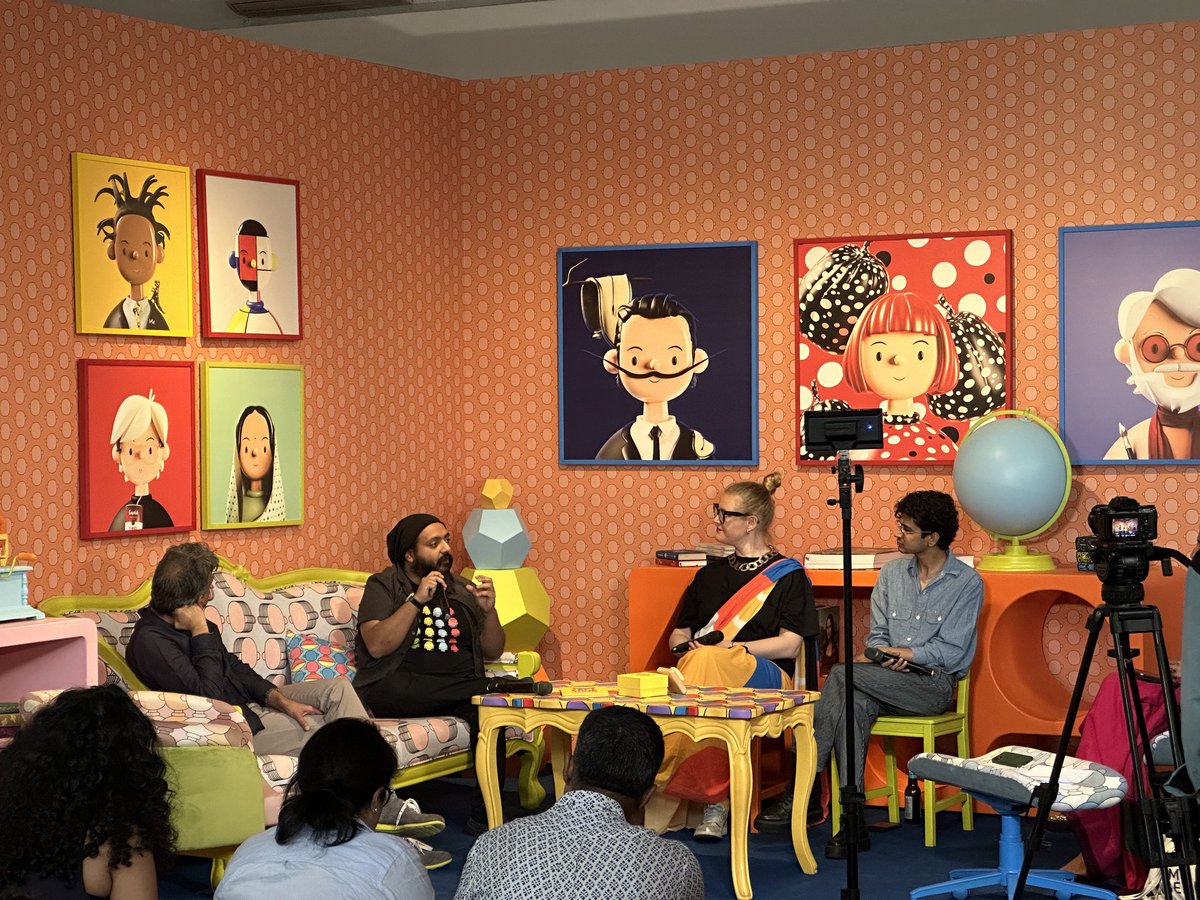 🚀 Day 2 of <a href="/amritpaldesign/">Amrit Pal Singh</a>'s  Toy Face Tour is here, and Day 1 was a hoot! The highlight: The incredible "Toy Couch" for the life-size Toy Room. Come see it at STIR, Delhi. 🎨🔥 #ToyFaceTour