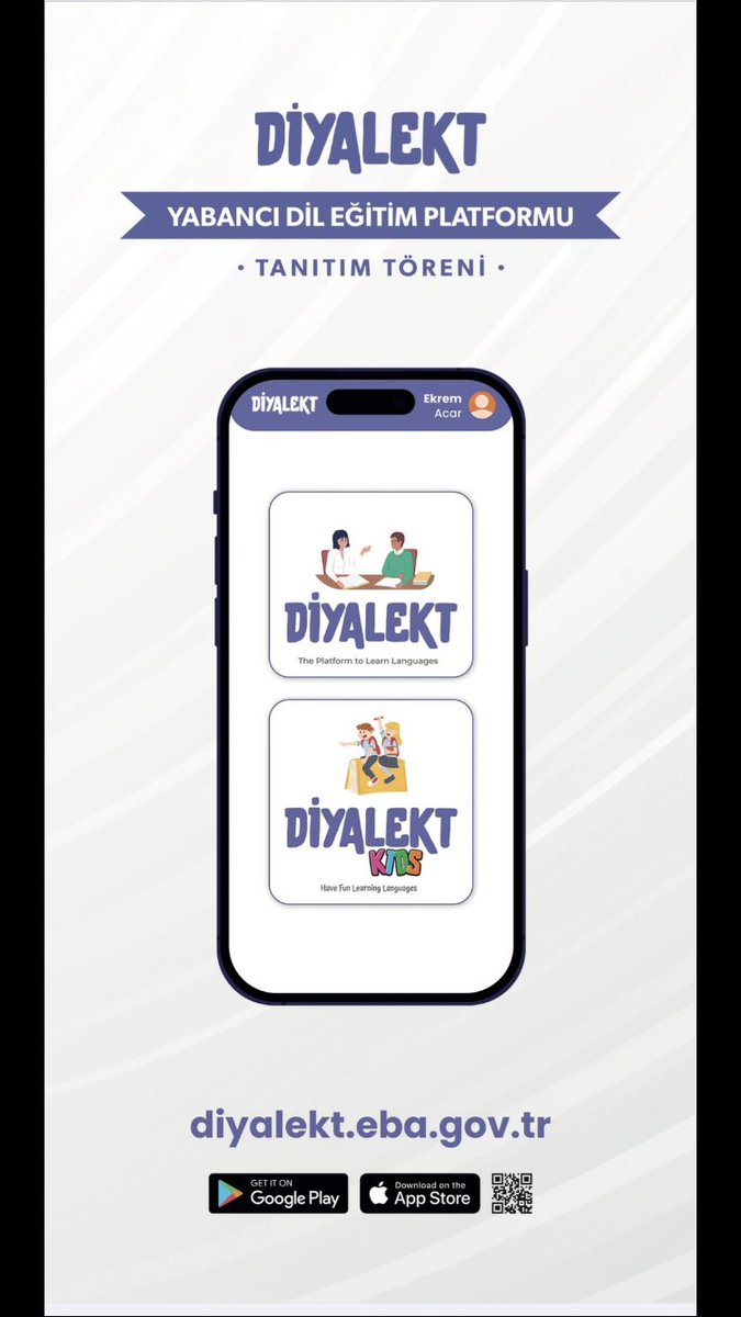 MEB tarafından her yaş ve seviye için geliştirilen İngilizce web ve mobil dijital eğitim platformu “Diyalekt” içerik geliştirme ekip üyesi olmak gurur verici. <a href="/tcmeb/">Millî Eğitim Bakanlığı</a> <a href="/DenizliValiligi/">T.C.Denizli Valiliği 🇹🇷</a> <a href="/ekicis20/">Süleyman EKİCİ</a> <a href="/denizlimem/">Denizli İl Millî Eğitim Müdürlüğü</a>