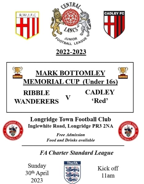JnrLancs's tweet photo. 🔥Free Admission🔥
@RibbleWandFC v @cadley_fc u16 🏆 

Food and drink available!
@LTJFC
Longridge Town Football Club
Inglewhite Rd, Longridge, Preston PR3 2NA https://t.co/DGyT3vDc0p