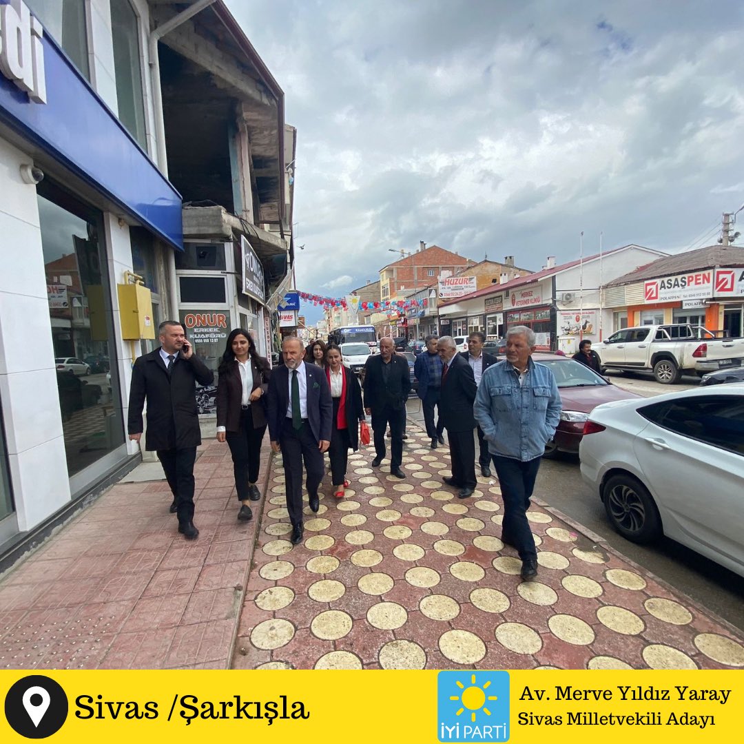İl Başkanımız @volkankarasu58 ,Merkez İlçe başkanımız <a href="/mlhucm/">Melih Uçmaz</a> ,kıymetli yöneticilerimiz ve Sn. <a href="/CDaggez/">Celal Dağgez</a> ,Sn. @profdrahmetbozdogan, Sn. @serapbozpolatayan ile Şarkışla ilçemizi ziyaret ettik. 
Az kaldı☀️
#iyiparti #sivas #meralakşener #azkaldı #iyi