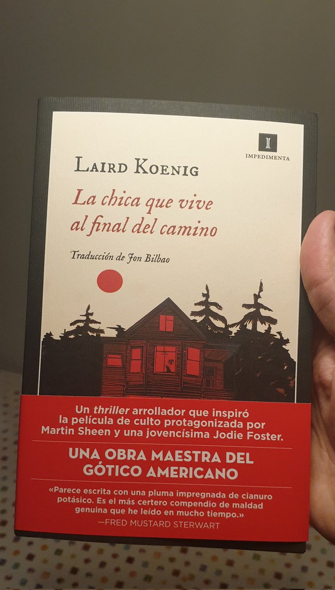 DiegoMoldesGonz's tweet photo. @EdImpedimenta no deja de sorprendernos... Ahora saca esta joyita de terror de
#LairdKoenig para alegrarnos la primavera.
Nicolas Gessner la adaptó al cine en la obra maestra del miedo psicológico "La muchacha del sendero" (The Little Girl Who Lives Down the Lane, 1976). https://t.co/dwNhCXAsv2