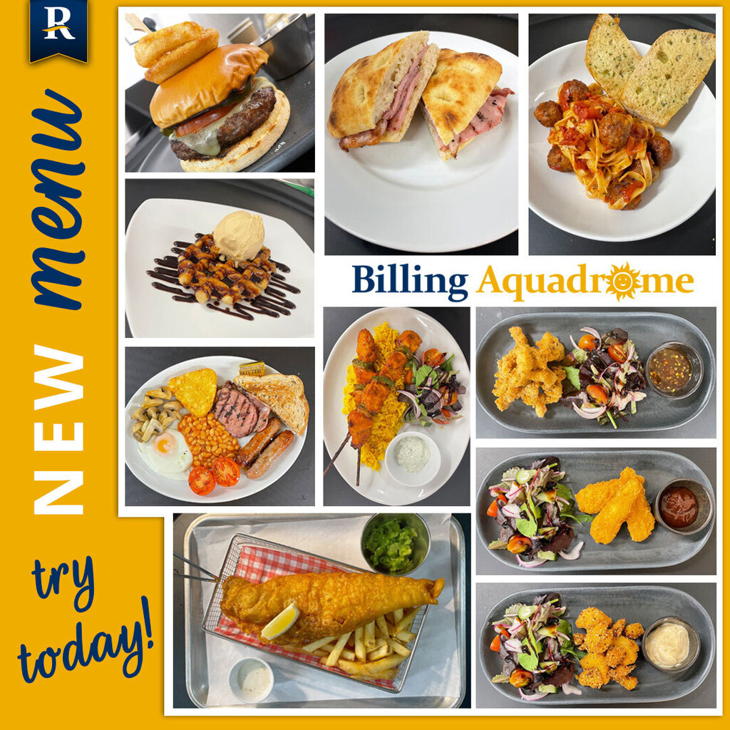 News flash, folks! Our new food menu at Billing Aquadrome is like a love letter to your taste buds - it’s bold, it’s daring, and it’s unapologetically delicious. We’re talking burgers so juicy, you’ll need a bib. Chips that are always worth the carb coma… instagr.am/p/CrnhrwFoOPa/