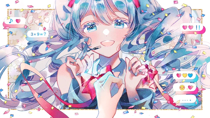 恋を再起動する! 「愛言葉III」/ DECO*27    #超会議2023 #超絵師展