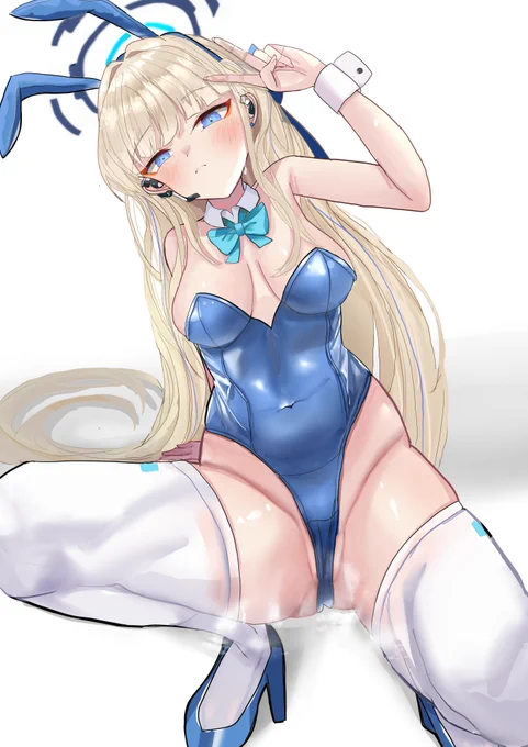 ブルアカ バニートキ描いたよ