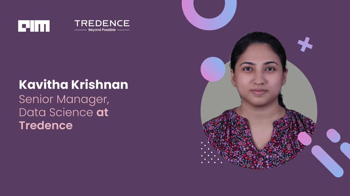 Analyticsindiam's tweet image. AIM caught up with Kavitha Krishnan, Senior Manager, Data Science at @TredenceInc, to understand how new AI algorithms can build a better search experience and the effectiveness of a good search ranking.
Find the article link in the comments 🔗
#ai #ml #rankingalgorithm