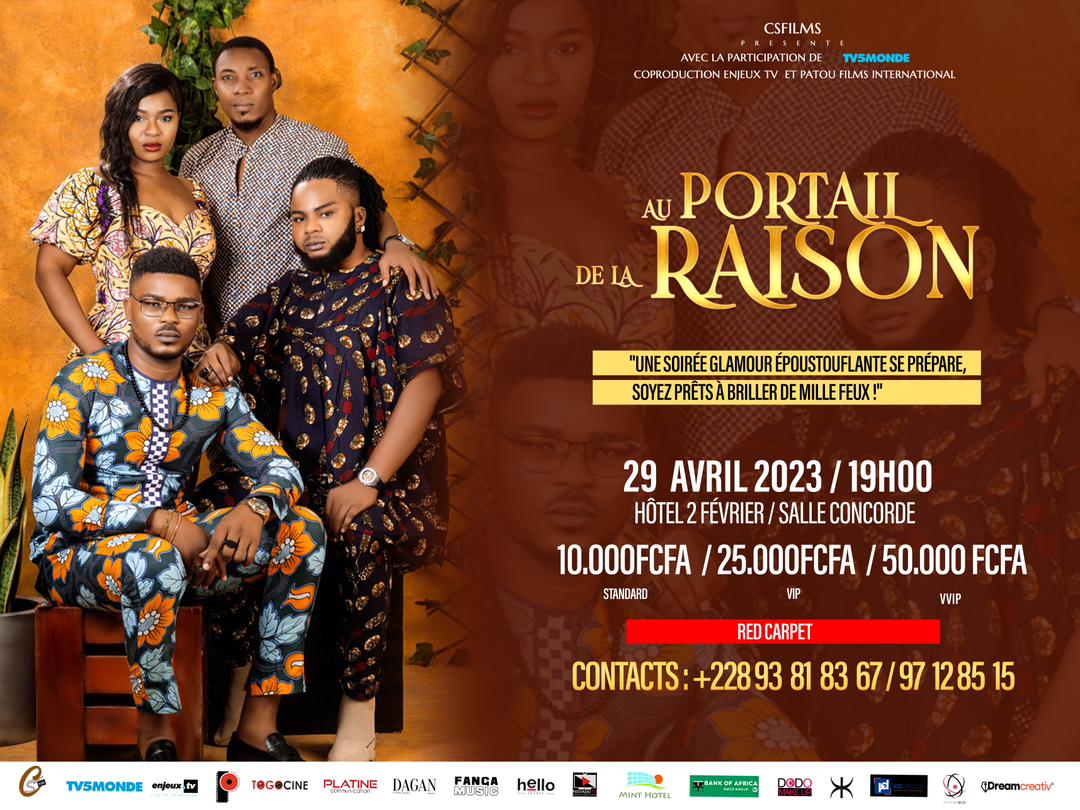 CChakiratou's tweet photo. 🎬🍿🎥
Soyez prêts à briller de mille feu!
En tout cas😉 c'est aujourd'hui Samedi, le 29 Avril 2023, on vous attend nombreux 🎉🪄🎊
Save the date
📞 InfoLines: (+228) 93818367 / 97128515
#auportaildelaraison #lefilm #grandepremiere #csfilms #hotel2fevrier https://t.co/ao1mIFAMaC