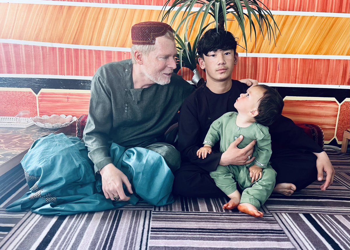 AfghanistanSola's tweet photo. What annoys me about the “genocide” campaign run by Hazara diaspora is ANYONE who travels to Afghanistan will see what an absurdity this claim is. Here in Zabul, with a Pashtun speaking Hazara &amp; a Tajik baby. There is no discrimination on the ground only in the diaspora! https://t.co/HY1kfl3Rz8