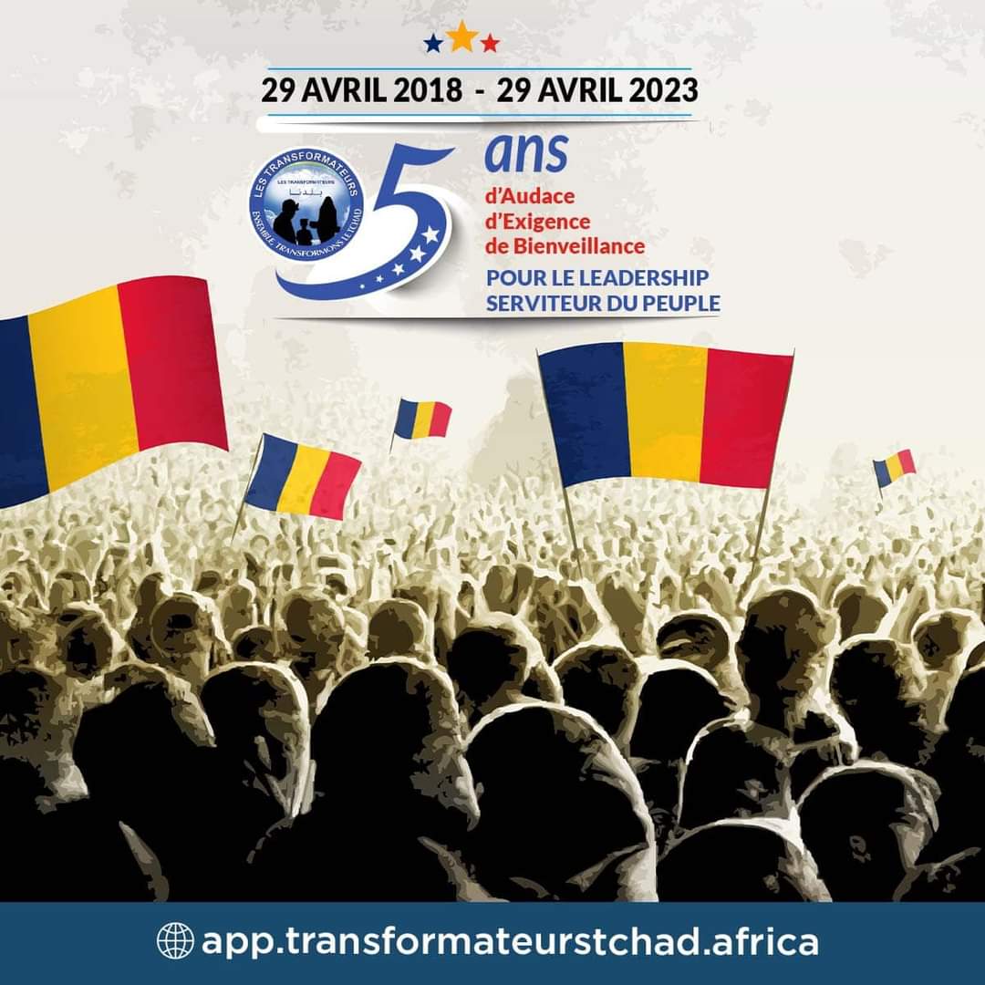 Il y a  5ans:
5ans que l'appel du Président <a href="/Succes_MASRA/">Succès MASRA 🇹🇩</a>  a résonné ds les sillons de nos cœurs meurtris d'injustices.
5ans qu'un nouvel espoir a bourgeonné et porte nos engagements.
5ans que nous nous sommes mis débout, en marche pour et vers un Tchad juste pour tous.