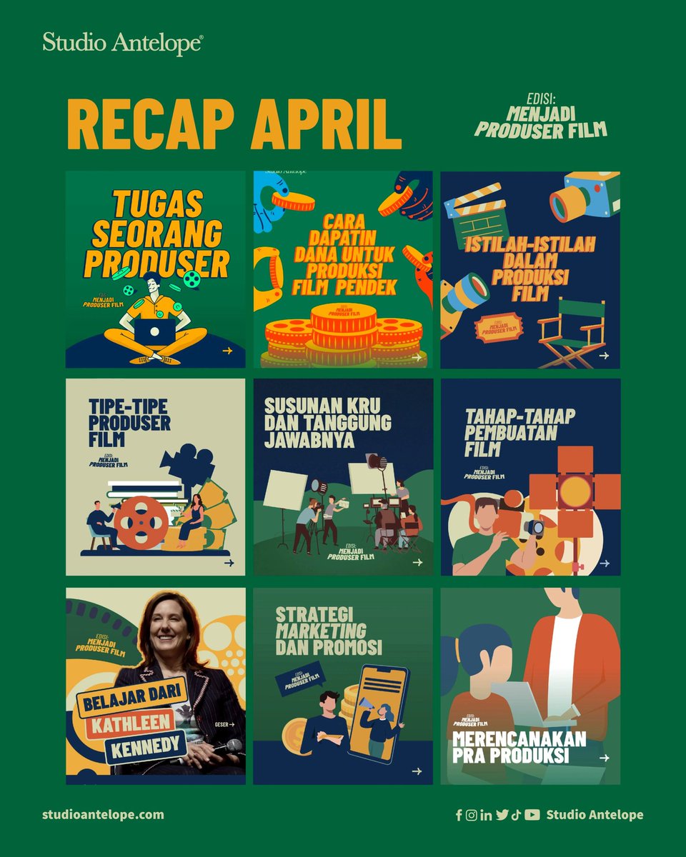 studioantelope's tweet image. Siapa yamg ngikutin materi Belajar Menjadi Produser dari awal sampai akhir?

🖐️🖐️🖐️

Materi mana yang menurut kalian paling menarik?

Mari share dong~

#BelajarMenjadiProduser
#April2023
#BikinDanBerbagi