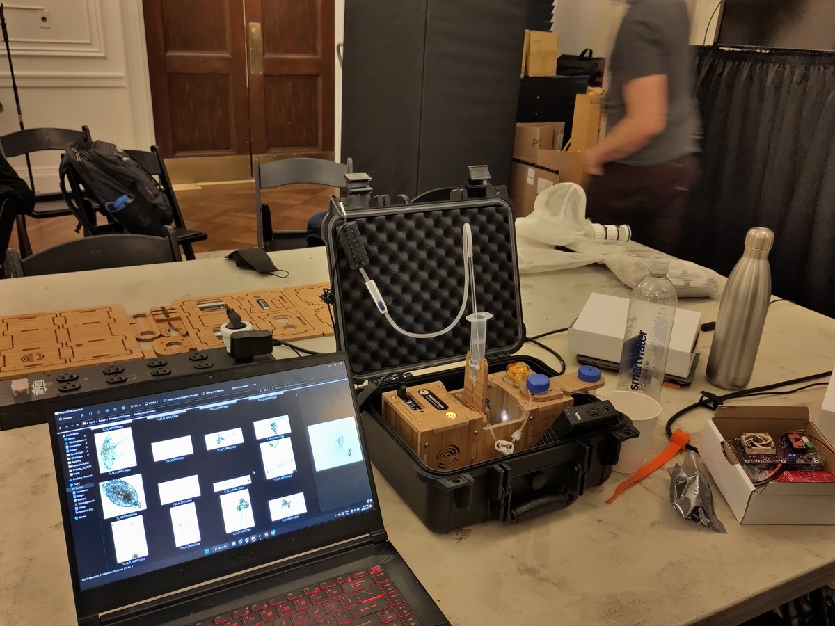 PlanktoScope (@planktoscope) on Twitter photo Discover the latest #PlanktoScope model at #OpenHardwareSummit #OHS2023 today! Come by and engage with our team - we'd love to chat! 🌊🔬 A big thank you to the organizers <a href="/ohsummit/">Open Hardware Summit</a>, @lasermistress, @webspookie & @leeborg_ for making it happen! 🙌 #Innovation #OpenScience Discover the latest #PlanktoScope model at #OpenHardwareSummit #OHS2023 today! Come by and engage with our team - we'd love to chat! 🌊🔬 A big thank you to the organizers <a href="/ohsummit/">Open Hardware Summit</a>, @lasermistress, @webspookie & @leeborg_ for making it happen! 🙌 #Innovation #OpenScience