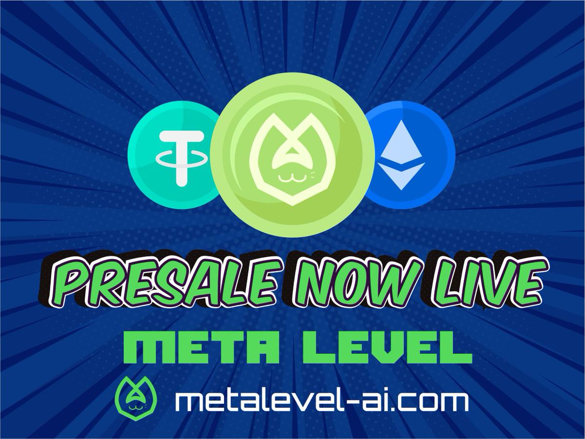 MetaLevelSystem's tweet photo. ⚡️ $10,000 giveaway in 7 days 🚀
Celebrate #Metalevel's token sale with our giveaway!
1️⃣ Buy $20+ of $MLVL at https://t.co/FcQUUcko4Q
2️⃣ Follow @MetaLevelSystem, like & RT post
3️⃣ Join Discord https://t.co/yVChVzj72C, post wallet address & proof in #Giveaway
$ETH #crypto https://t.co/szYo7D3nP3