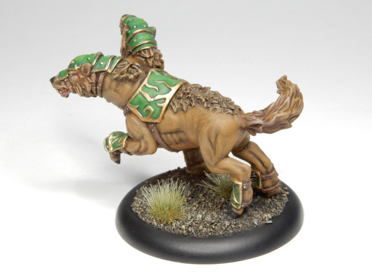 yonamo_n's tweet image. プライヴァティアープレスのアーガスを塗りました。謎プラ版です。 
#春のペイントまつり2023 
#privateerpress #hordes #ミニチュアペイント