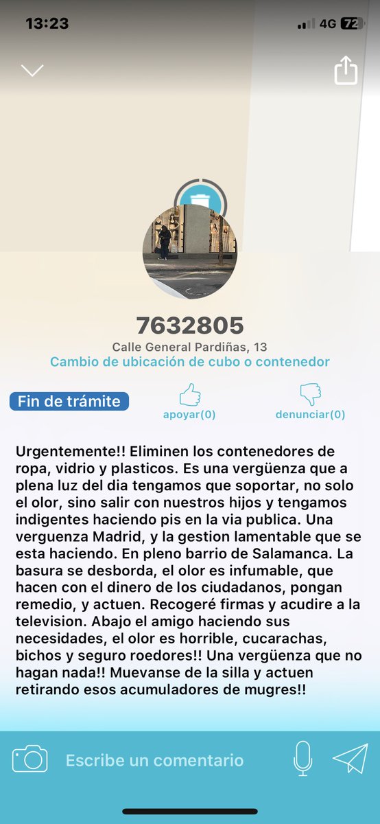 silviamun's tweet photo. @Lineamadrid @012CMadrid Se han solicitado y no se ha actuado. Lo dan como resuelto y no es asi. https://t.co/vDptZsjhNE