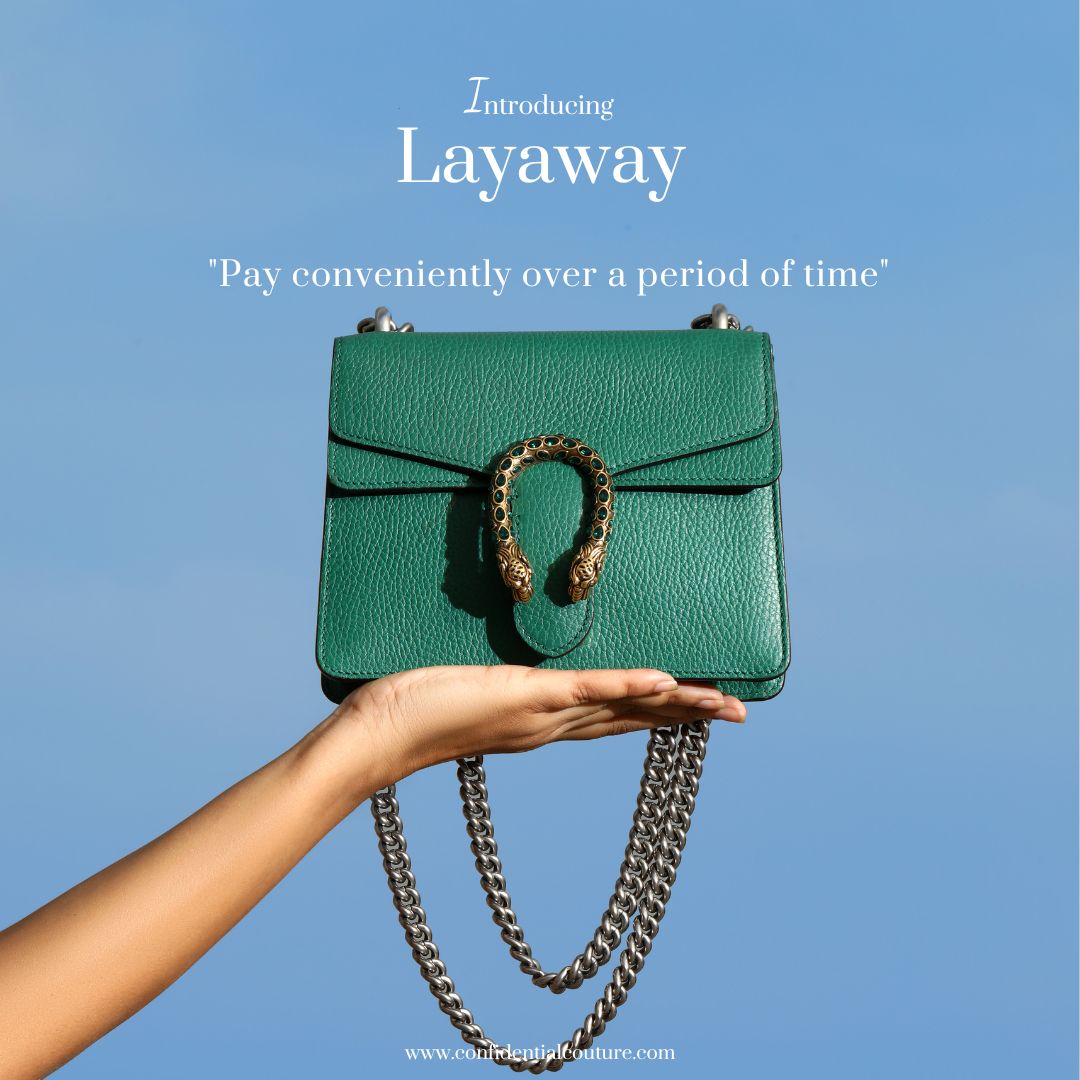 ConfidentialIND's tweet photo. We are always working towards curating a better shopping experience for our customers.

Introducing LAYAWAY.

"Pay conveniently over a period of time"

#Layaway #prelovedluxury https://t.co/obgpIsvhH8