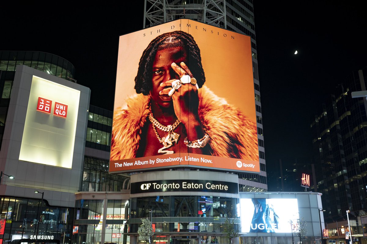 stonebwoy's tweet photo. 5th Dimension to the world! @spotify 💚

https://t.co/gaIIjmv5Sy https://t.co/6HDZdc8gr6