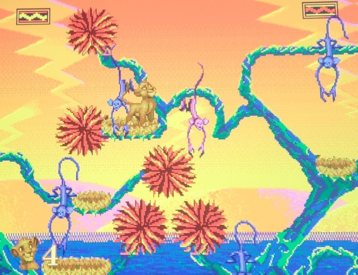 mailsprower1's tweet photo. That was the monkey puzzle from The Lion King on Mega Drive. https://t.co/l5voV8jMna