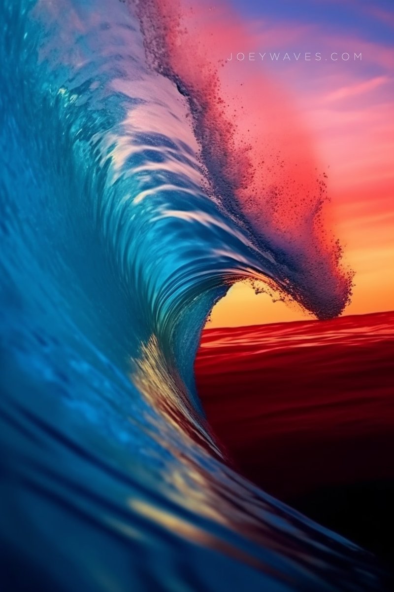 joeywaves's tweet image. Happy Saturday - Here is a new one I just created this morning - #aiwaves #waves #saturday. #aiart