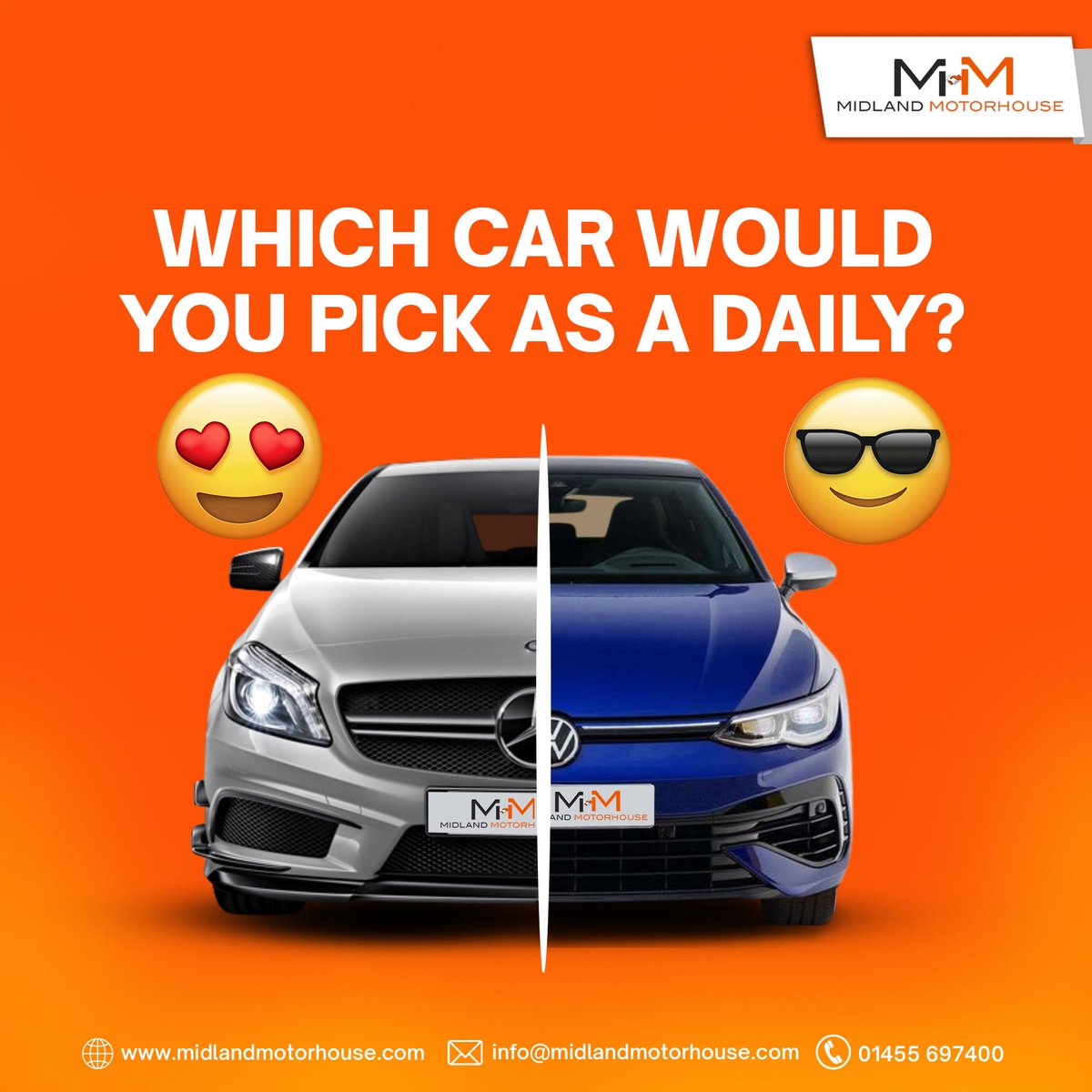 MMotorhouse's tweet photo. Which one you picking?

A45 AMG Vs Golf R 💨 

Comment 😍 or 😎

#carstagram #carsofinstagram #carsales #carsofinsta #carsdaily #mercedesbenz #mercedesamg #mercedesa45samg #mercedesa45amg #volkswagengolfr #volkswagengolfrline https://t.co/44Jk30Mxfo