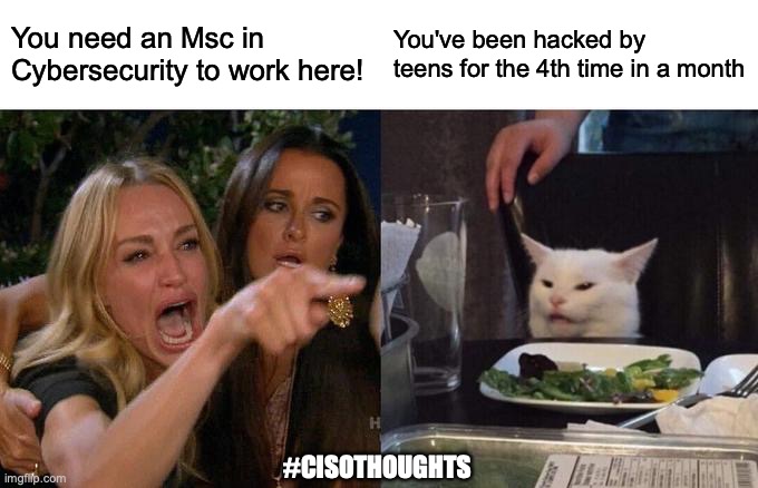 CISOThoughts's tweet image. Should I tell the HR? #CISOTHoughts