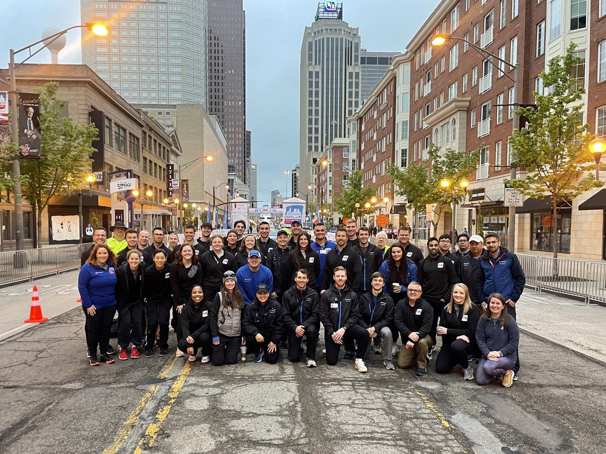 OhioHealth's tweet photo. The Medical Team for the OhioHealth Capital City Half & Quarter
Marathon is up bright and early! They're prepped, trained and ready for you to hit the pavement! π©Ί @capcityhalf #GiveEmHealth #CapCityHalf https://t.co/V7xinC9ljZ