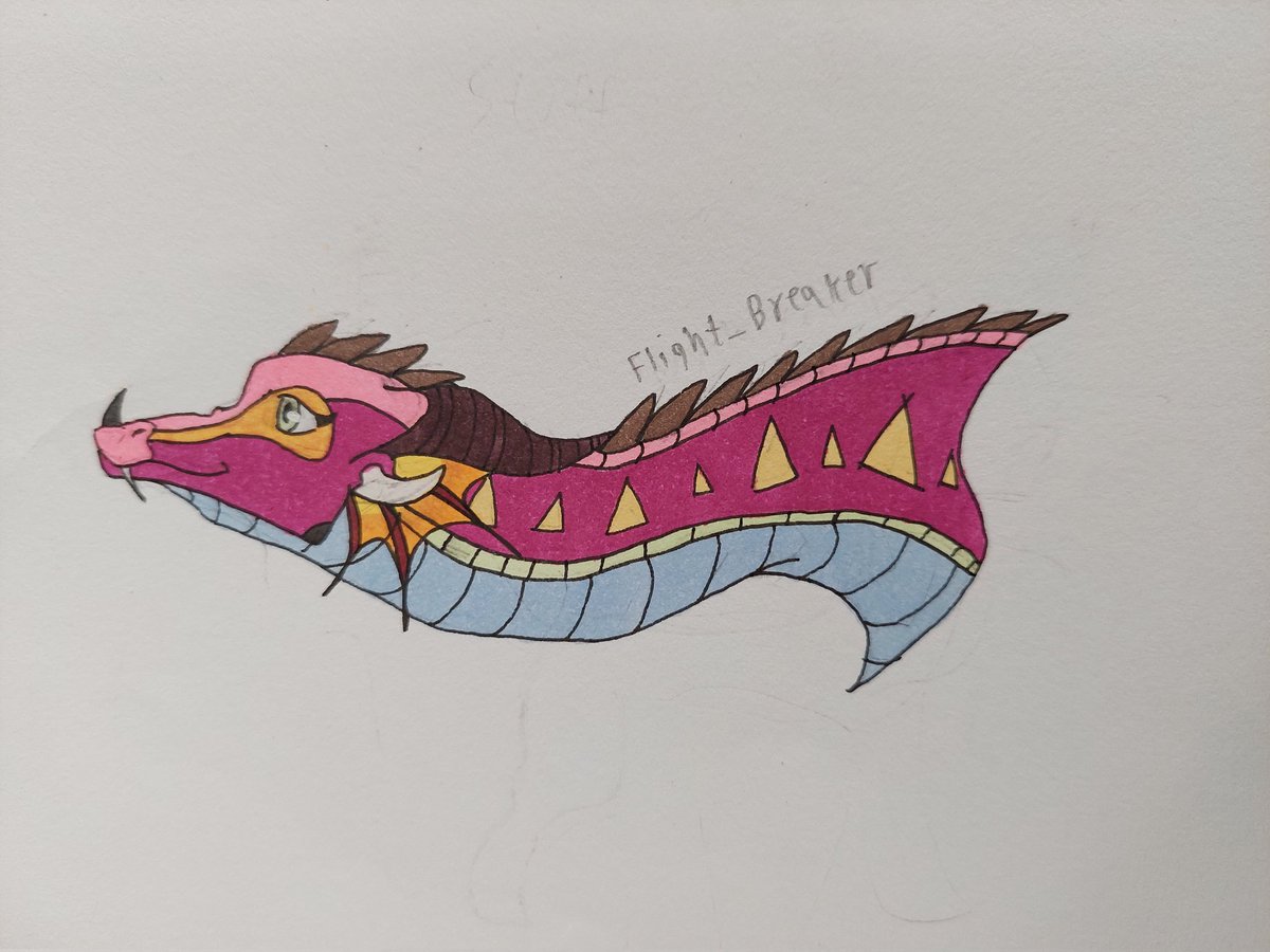 Flight_Breaker's tweet photo. My sisters rainwing Jellyfish
#art #artwork #myart #myartwork #traditionalart #wof #wingsoffire #rainwings #rainwing #jellyfish https://t.co/88g27BcMNx
