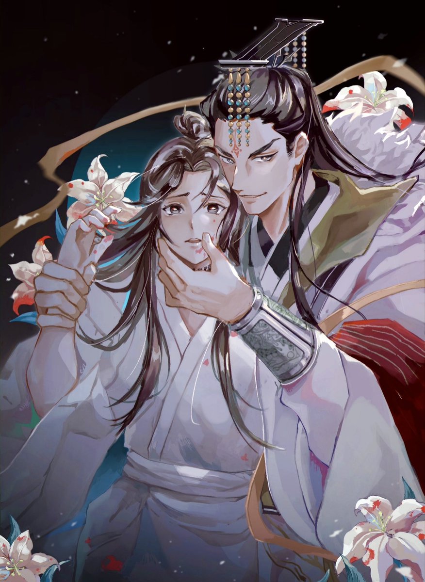 rinn_rinarinn's tweet photo. I was going to make a quick sketch but I enjoyed drawing them too much 🥹
 #tgcf #天官賜福
#junwu #xielian  #junlian https://t.co/B7tONSBCTT