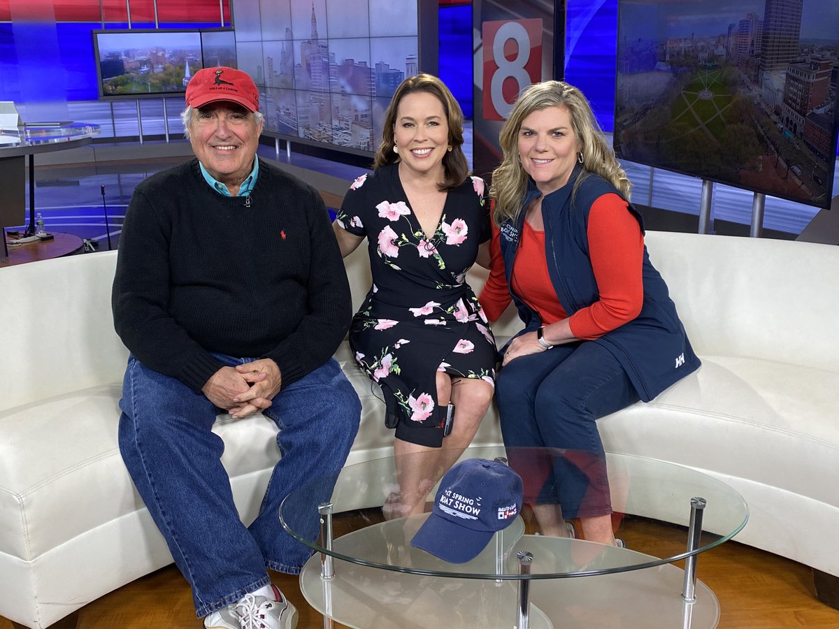 SarahCodyMedia's tweet photo. Turn on the TV!!  We have guests from the @CSpringBoatShow coming up! @WTNH https://t.co/hYFwfYjf8z