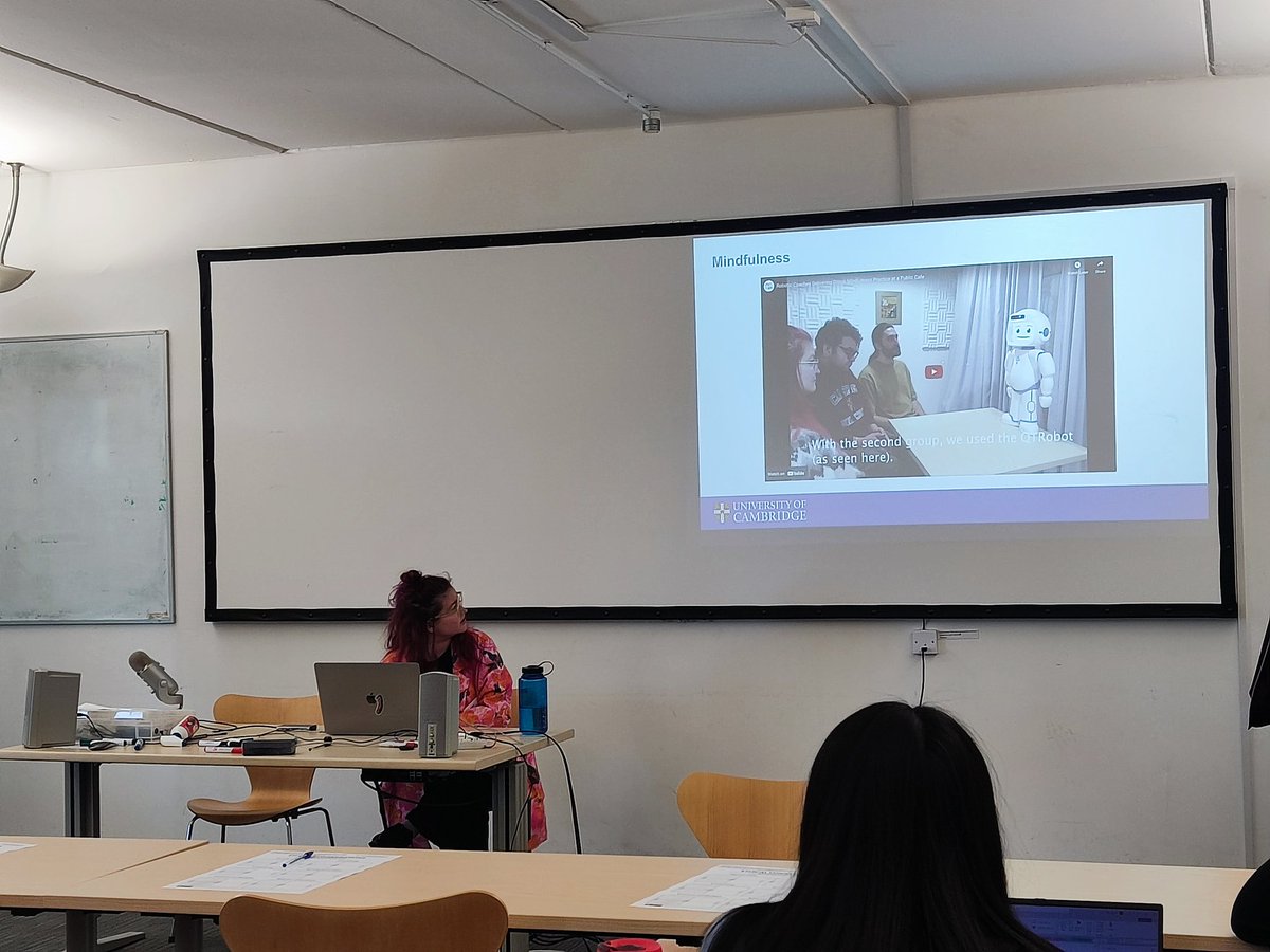 <a href="/minjaaxelsson/">@minjaaxelsson@bsky.social</a> and Jiaee have just held the workshop on "Design and ethical considerations of robotic Mental Well-being Coaches" at Oxbridge Conference by <a href="/WomenCL1/">Women@CL at University of Cambridge Computer Lab</a> 🤖🙌🏼
