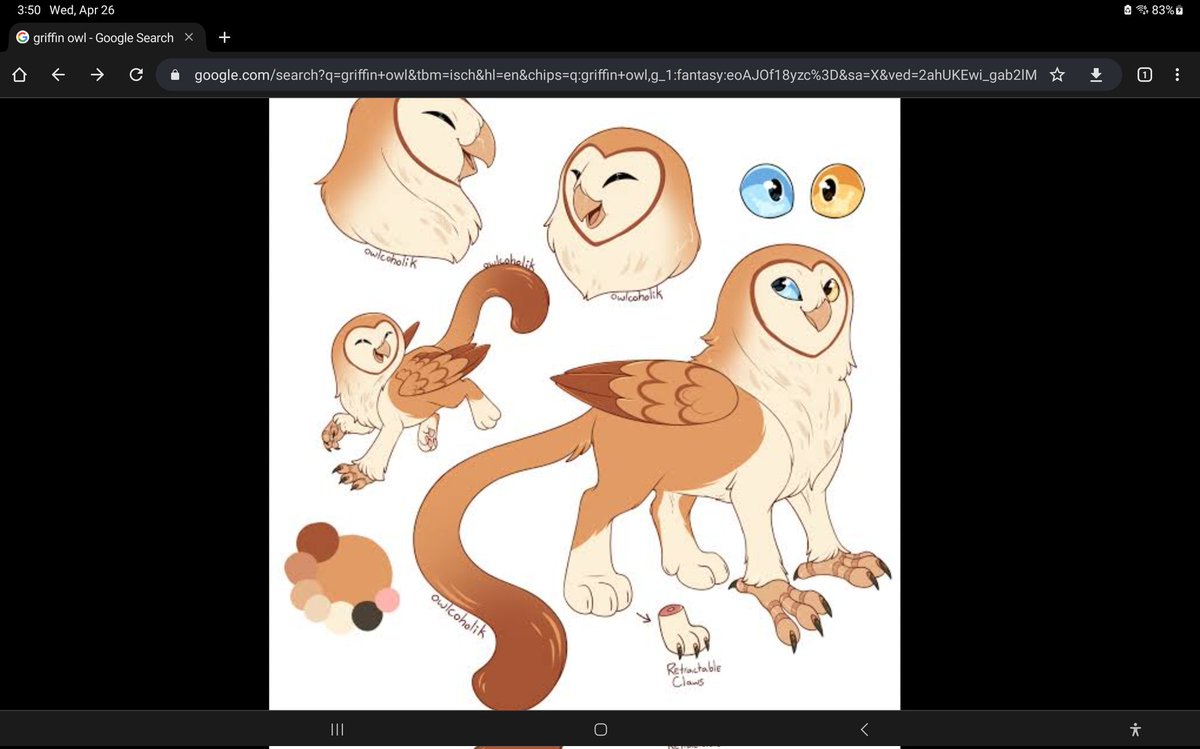 ChompunuthPsw's tweet photo. @FeatherFamilyRP can you add this owl griffin? It's my favorite and I found it cool! Please add to 
The game   🕊 https://t.co/CnAGTYSawb