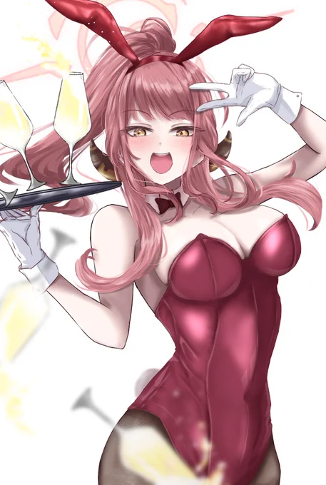 バニーガールアルちゃんピース アル「イッェーイ」 #ブルアカ