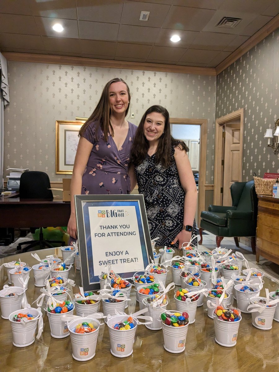 <a href="/Dr_Dani_Waldron/">Danielle Waldron</a> <a href="/stonehill_info/">Stonehill College</a> <a href="/SchoolerBrenden/">Brenden Schooler</a> <a href="/devinmccourty/">Devin McCourty</a> Our event would not have been possible with the amazing <a href="/stonehill_info/">Stonehill College</a> students, the Stonehill community, and friends of HOPe! Thank YOU!! 💜

What a #HOPeBigNight Out!!
💙💚🧡💛