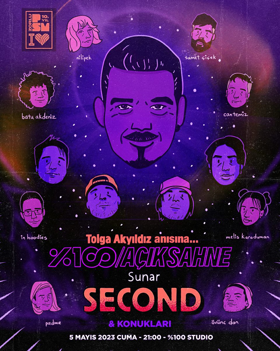 bbimusic_co's tweet photo. 5 Mayıs Cuma akşamı Tolga Akyıldız anısına gerçekleştireceğimiz %100 Açık Sahne için Second ve değerli konuklarıyla birlikte @ZorluPSM %100 Studio’dayız! 🖤

https://t.co/UzvEYddGEH https://t.co/d0t9MzYxRW