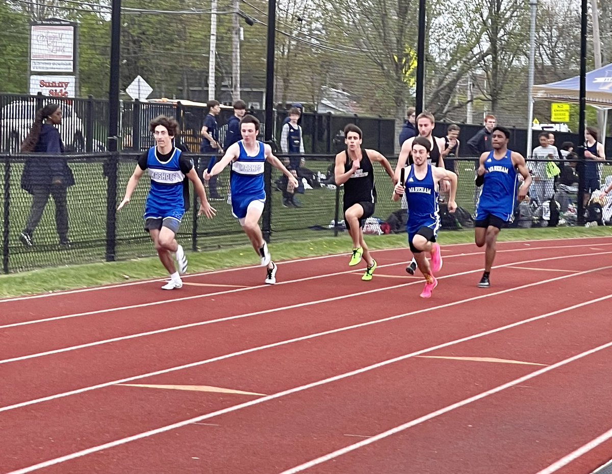 mashpeetrackan1's tweet photo. Great time at the Division 6 State Relays. ThankYou West Bridgewater Jr/Sr HS for hosting. Terrific efforts and results especially for our Falcon Girls who finished 6th overall. Winning the HJ, 2nd in TJ, 2nd in LJ and 3rd in 4/100. https://t.co/qVa44rlMSz