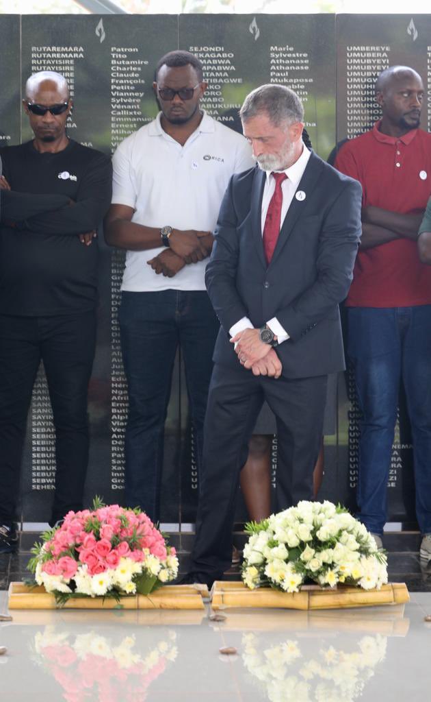 RICA_Rwanda's tweet photo. RICA paid tribute to those who lost their lives in the 1994 Genocide against the Tutsi. Leadership, faculty &amp; students visited the Ntarama Genocide Memorial &amp; held a Kwibuka29 Commeration on campus with @MutabaziRich Mayor Bugesera District &amp; @Ollegkar from MINUBUMWE. https://t.co/T52083NwSa