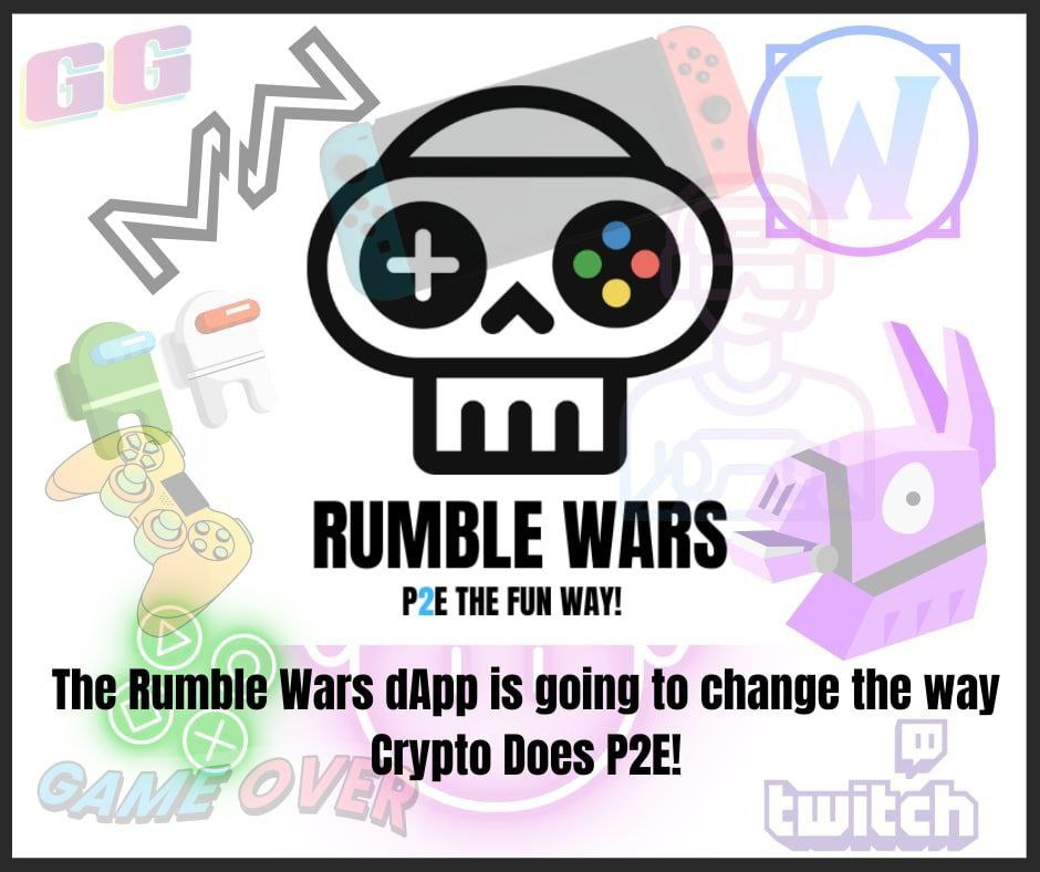 The moves you make today will change your future. It's Ape and forget season. Take advantage of the real projects with great entries that are preparing for the next run. 

Number 1 in #P2E is the goal!

Rumblewars.org 

#ETH #Crypto #P2E #TwitchStreamers