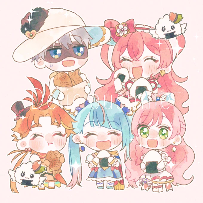 プリキュアいっぱい描きました!!   #今月描いた絵を晒そう