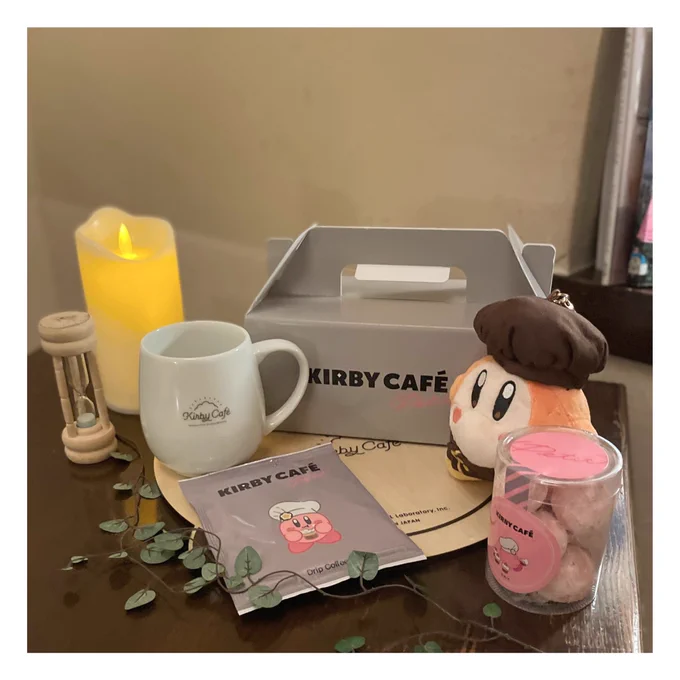 #カービィ   -ˏˋ  𝗄𝗂𝗋𝖻𝗒 𝖼𝖺𝖿𝖾 𝗉𝖾𝗍𝗂𝗍 ˊˎ- || ..カービィカフェプチにお邪魔したのでおうちカフェ ⌒  これは贅沢すぎるのでは~~!?T_T 予約を取ってくれたお友達に心から感謝