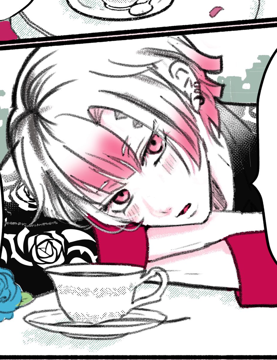 #あくねこ企画ペア探し
技術的な事情でモノクロ、グレスケの絵しか描けませんが…(塗れても4枚目レベルです)
解釈理解度的な問題で💮と🌹くんでお誘い頂けたらなと思います…

お断りする事は100000%ないのでF外からでもお気軽に……! 