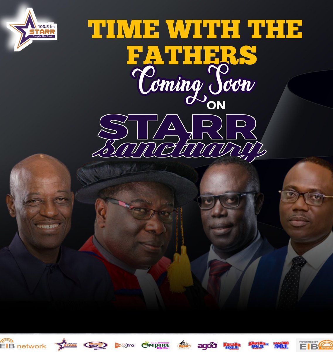RevAlexBrown's tweet photo. #TimeWithTheFathers

Coming soon on @Starr1035Fms #StarrSanctuary. 

If we were permitted to add some documents to the Bible, I tell you, the lives of the Fathers of Faith in Ghana would have birthed awesome chapters and verses.

#PastorAlexBrown
#LifeAssemblyHQ
#StarrSanctuary https://t.co/JCX4BqKUnl