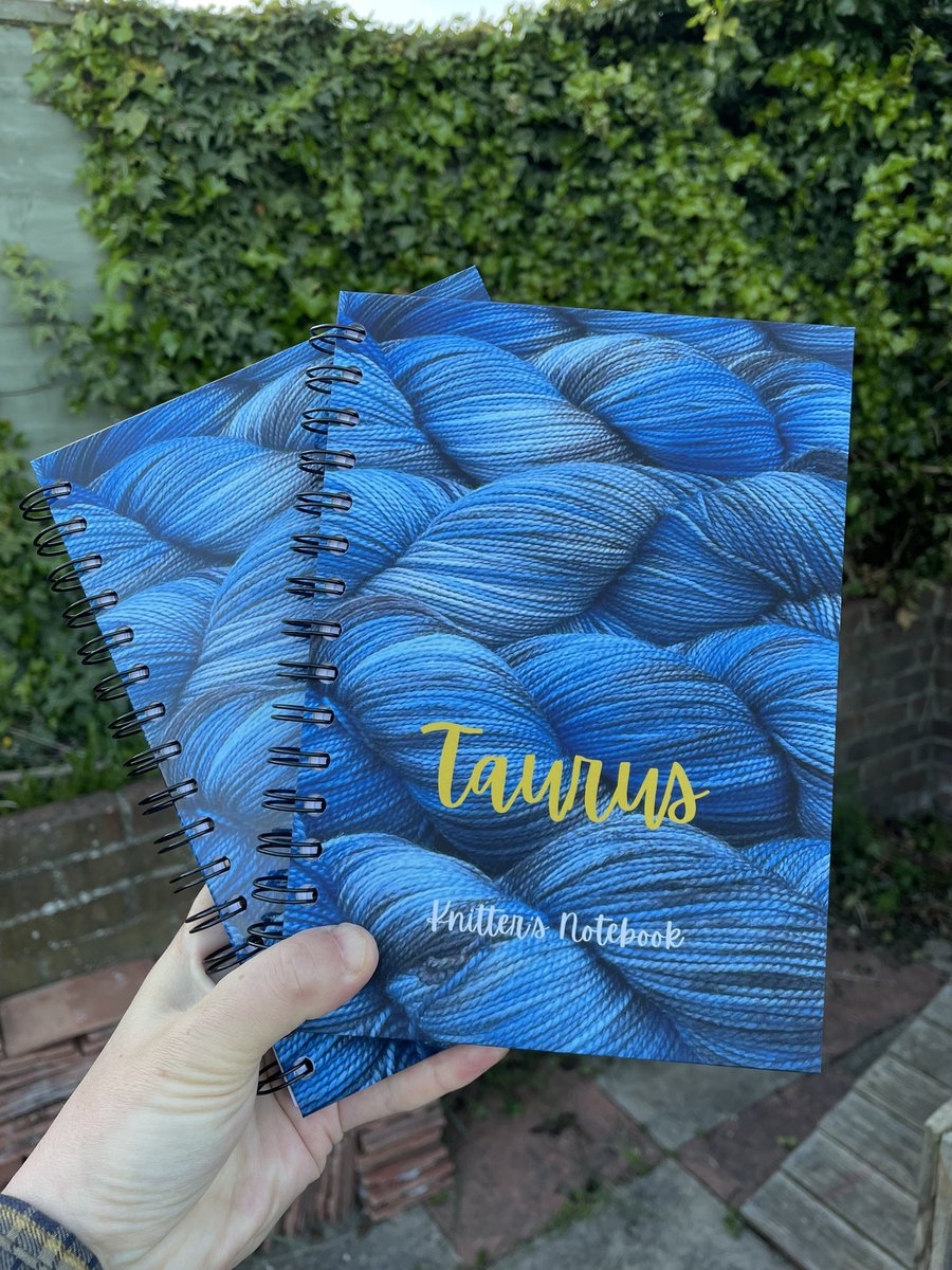 asyetyarns's tweet photo. I’ve a new product! I can finally reveal my Knitter’s and Crocheter’s Notebooks. Currently only available with a Taurus cover, but the other zodiac signs are in the works. What do you think? https://t.co/Y5m231rTnk #KnittingTwitter #CrochetTwitter #HumansThatYarn https://t.co/bUkBIphkaH