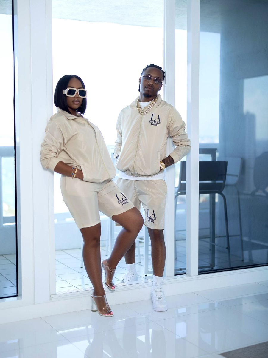 His &amp; Hers can never do you wrong. Our new Spring 23 windbreaker jacket and short sets are now available online legendaryavenue.net