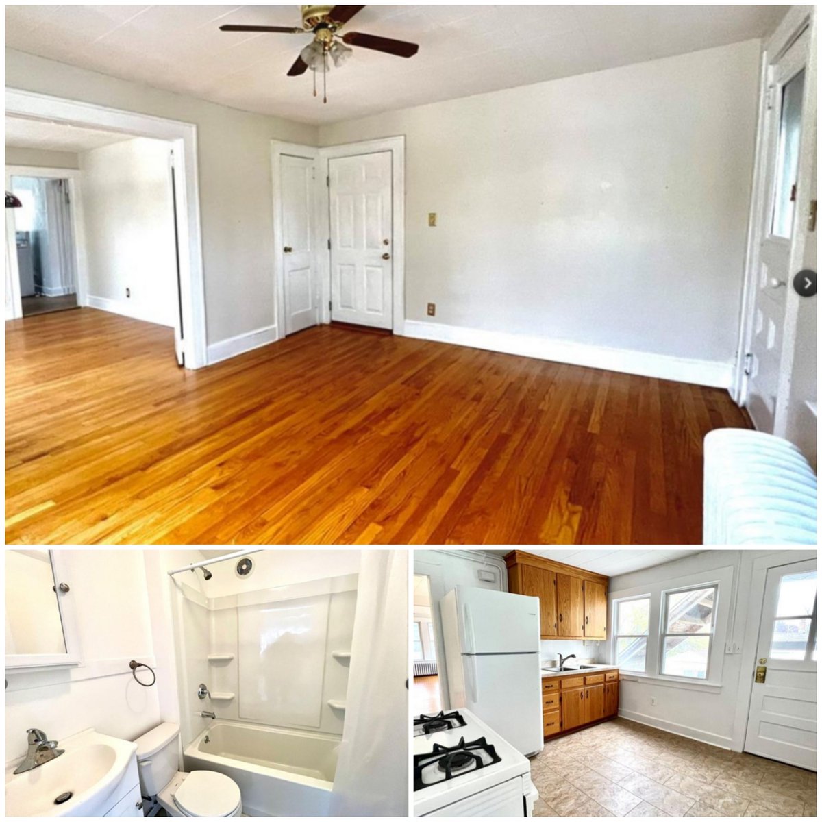 #PlainvilleCT #ForRent $1250 a month ,Sunny 2nd floor Apartment, 5 rooms freshly painted features a pantry in the kitchen with tile floors ,  2 to 3 bedrooms, wood floors ,bathroom has a tub , 2 car parking. Convenient location maryleblancrealty.com/homes-for-sale…