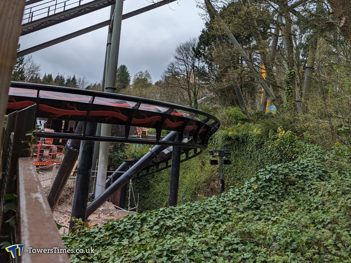 theme park 2020 on Twitter "RT TowersTimes Track & supports for Nemesis have now been