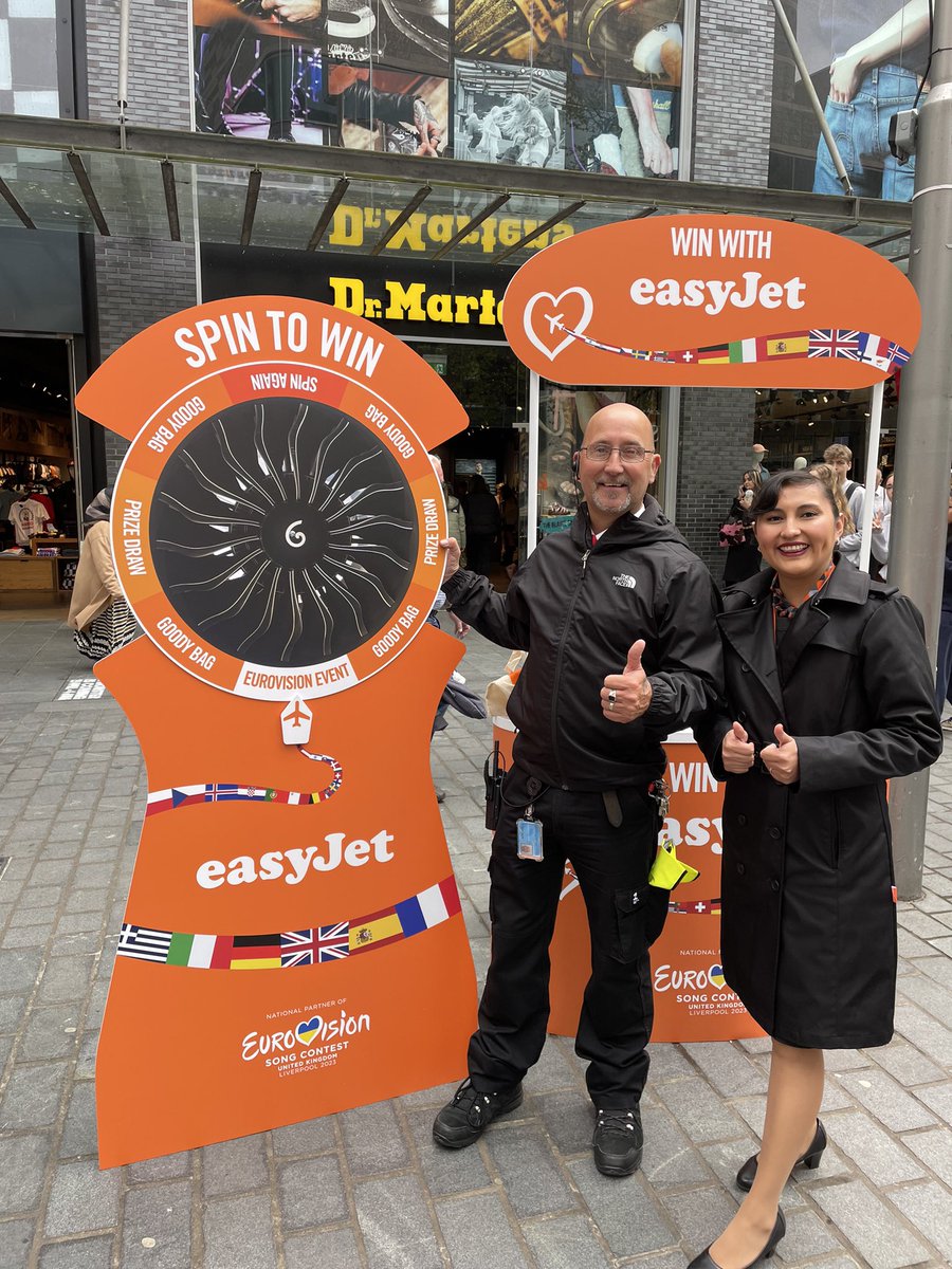 easyJet's tweet photo. We have our first winner! Anthony’s super excited to be heading to @Eurovision 🎉🕺 https://t.co/axlF7hRdh9