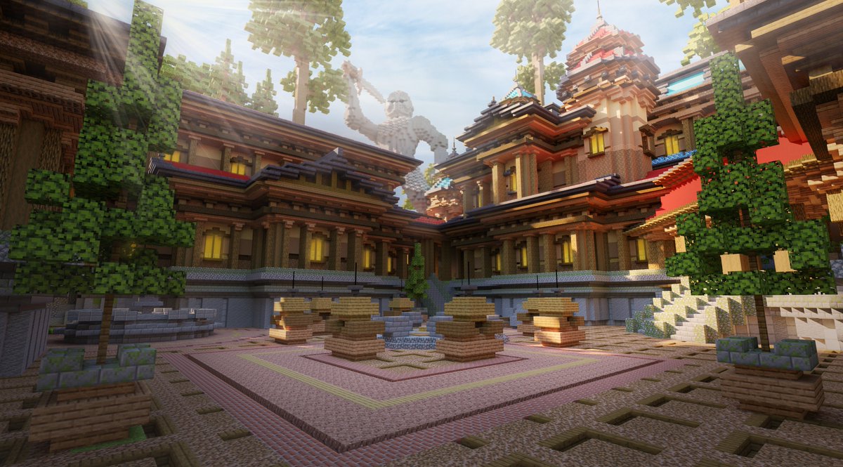 1styko's tweet image. Factions Spawn 
build by @1styko, @itsvasyl7
organic @jasiozaur 

render by @Zorincian

#Minecraft #Minecraftbuilds #minecraft建築コミュ