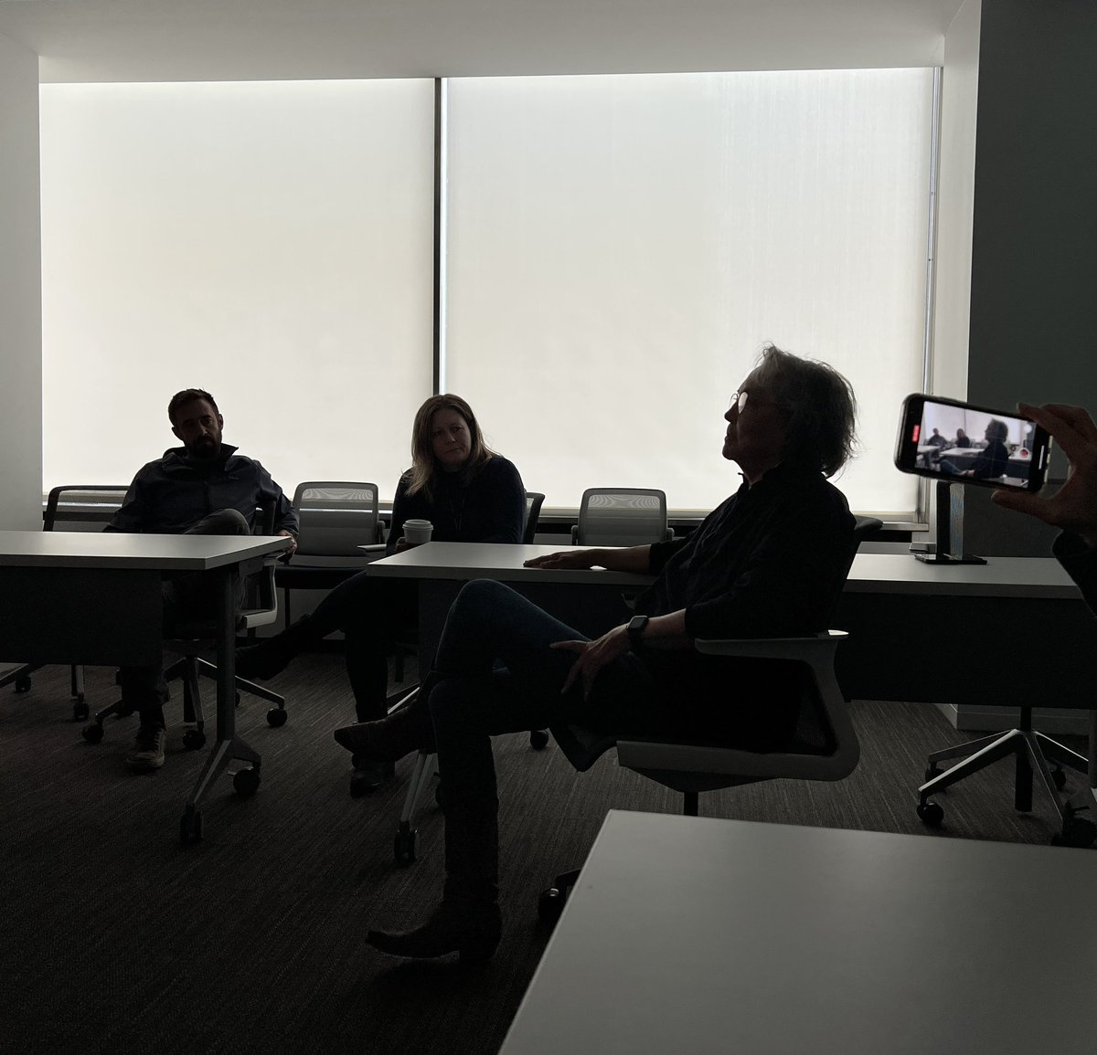 Freep Film Festival (@freep_film_fest) on Twitter photo The <a href="/freep/">Detroit Free Press</a> hosted Laurie Brown, editor & publisher of the @canadianrecord, a small Texas newspaper struggling to survive. Laurie & the paper are the subject of a short doc directed by <a href="/HM_Courtney/">Heather Courtney</a>. The film is part of Shorts #4 screening 4/29 @ 8pm @ Michigan Science Center. The <a href="/freep/">Detroit Free Press</a> hosted Laurie Brown, editor & publisher of the @canadianrecord, a small Texas newspaper struggling to survive. Laurie & the paper are the subject of a short doc directed by <a href="/HM_Courtney/">Heather Courtney</a>. The film is part of Shorts #4 screening 4/29 @ 8pm @ Michigan Science Center.