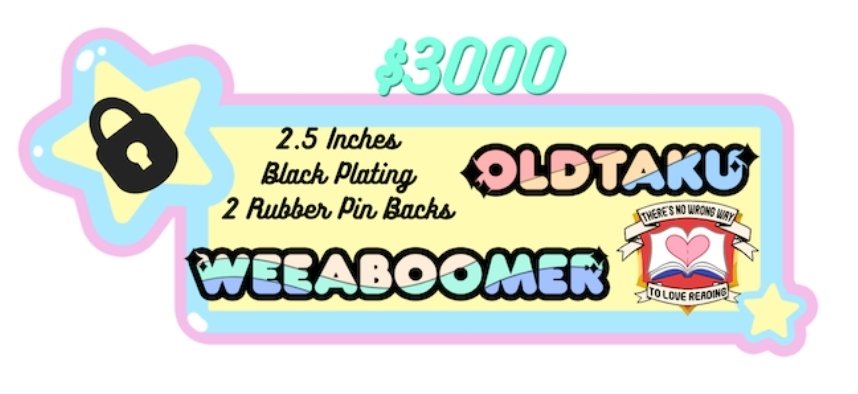 TheMangaLibrary's tweet photo. Cleared $3k!  All original pin designs unlocked.  Once we hit $4k we will have all the varient cat-on-book designs unlocked! 
 https://t.co/bFKvDgO477 https://t.co/2SiObQ1ZfT